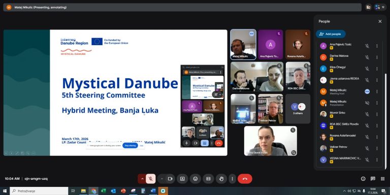 U sklopu projekta Mystical Danube održan 5. sastanak Upravnog odbora
